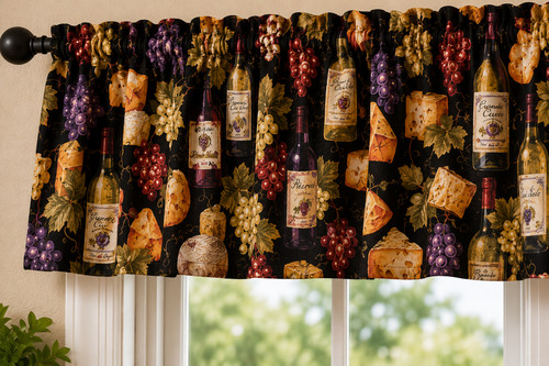 Valance cucina vino - cucina, e