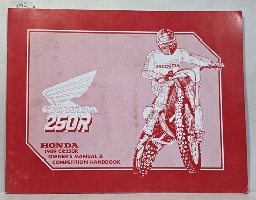 1989 genuine honda cr250r - genuine,