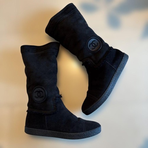 Scarpe stivali chanel - scarpe, mouton
