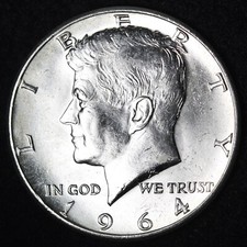 BU 1964 Kennedy SILVER Half
