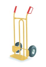 SVELT, Carrello Portapacchi in Acciaio con gomme piene , MODELLO TYSON