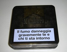 MARLBORO SCATOLA/BOX IN METALLO VUOTA DA COLLEZIONE