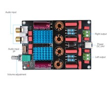 AMPLIFICATORE PCB  CLASSE "D" DA 2 X 100WRMS TPA3116 - CON ALIMENTATORE