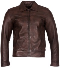 Giacca Biker In Pelle Nappa