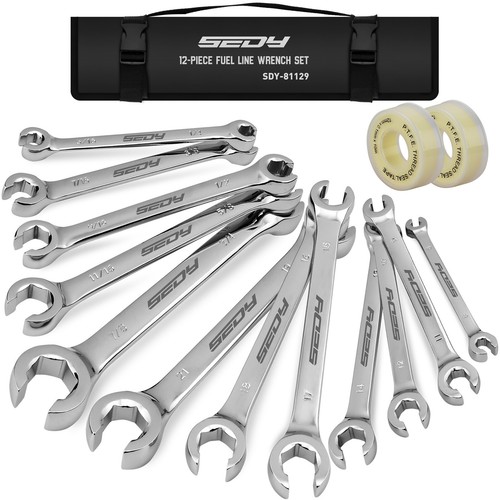 12pc flare nut wrench set - 12pc,
