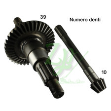 COPPIA CONICA PIGNONE CORONA