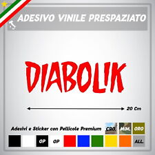 adesivo vinile diabolik fumetto sticker decal autocollant pegatina aufkleber 