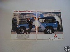 advertising Pubblicità 1990 MITSUBISHI PAJERO 3.0 V6