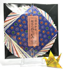 Autentica carta origami ECHIZEN Washi 10 cm (4") 40 fogli artigianato giapponese