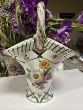 CESTO DECORATIVO IN PORCELLANA