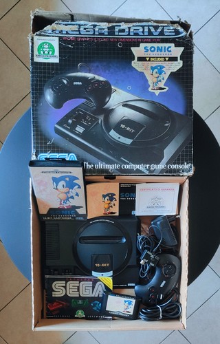 Sega mega drive ita pal - mega, 1990