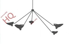 Postcard; Serge Mouille, Applique a Murale Cinq Bras Fixes [Thames & Hudson]