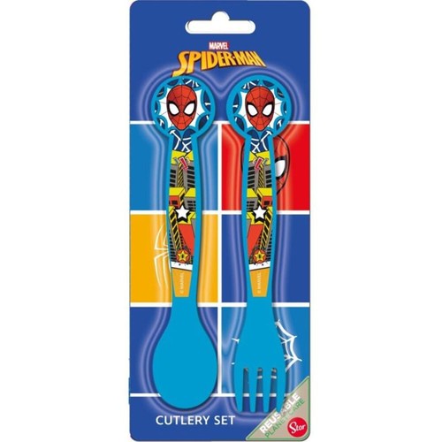 Set posate bambini plastica - in,