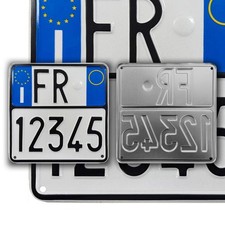 REPLICA TARGA MOTO ITALIANA RILIEVO ART.102 D.LGS285/92