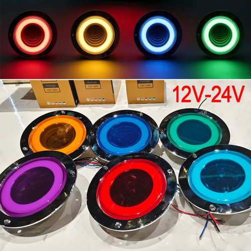 Luce coda rotonda led - 2x, da