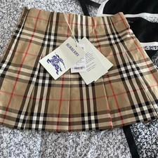 Gonna a quadri Burberry