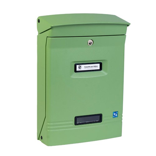Cassetta postale gioiosa verde - cassetta,