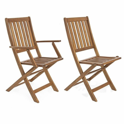 Sedia pieghevole legno - legno, da