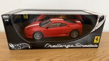 Mattel HotWheels Ferrari 360 Challenge Stradale 1:18 rosso metallo collezione IMBALLO ORIGINALE