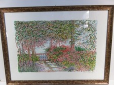 quadro stampa in cornice numerata e firmata a matita litografia MARISA BENETTI