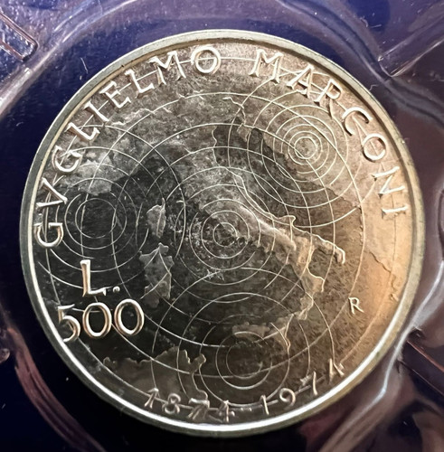 Italia 500 lire - lire, argento