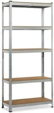 Scaffale 5 ripiani acciaio zincato