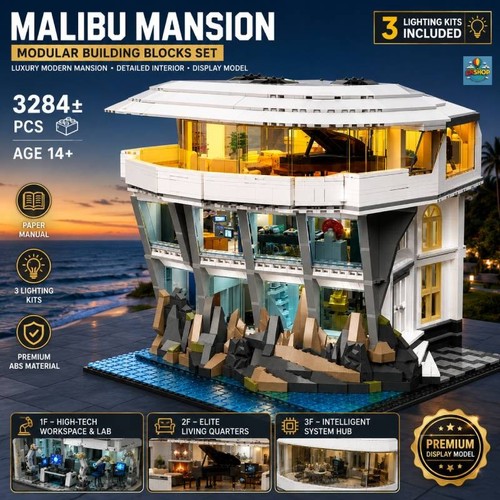 Tony stark malibu mansion - stark,