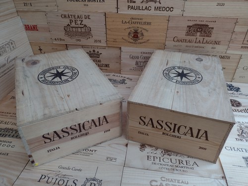 Cassetta porta vino - , in