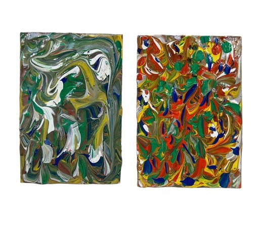 Lotto 2 dipinto quadro - dipinto,