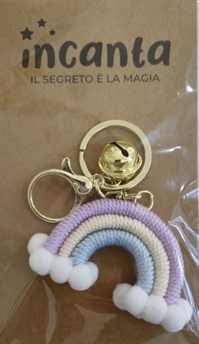 Portachiavi bambini arcobaleno - portachiavi,