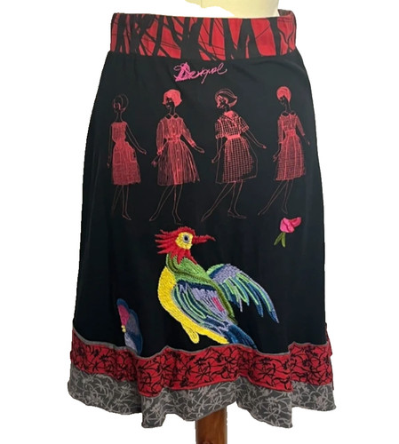 Gonna desigual multicolore - desigual,
