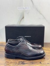 fratelli rossetti Scarpa Uomo Derby Brogue Bordo’  Pelle Luxury Men Shoe 39