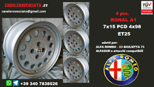 Cerchi lega Alfa Romeo Ronal A1 15 pollici 4x98 33 75 90 Alfetta GT GTV wheels
