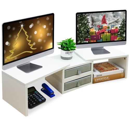 Alzata supporto doppio monitor - doppio,