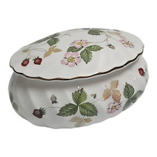Collezione Wedgwood Wild Strawberry COFANETTO CERAMICA Box Scatola - Porcellana