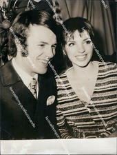 fo1399 foto originale personaggi famosi il cantante adamo e liza minnelli