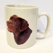 Tazza Caffè Cane Labrador Cioccolato 4,25" Tazza Grande Razza Storia Fiocco Wow Meows