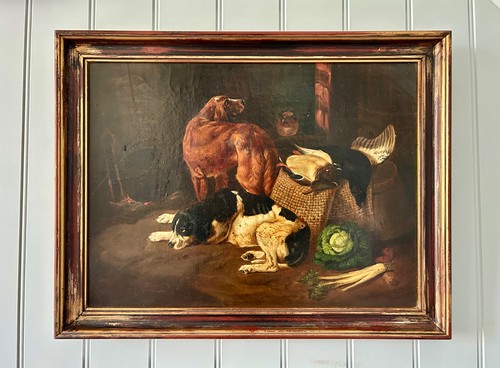 Olio tela scuola - su, inglese