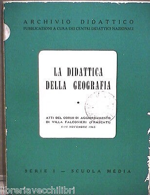 Didattica della geografia - didattica,
