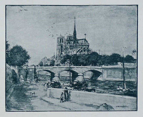 Raffaelli 1901 notre dame - 1901, de
