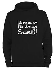 Styletex23 Felpa con Cappuccio Uomo Io Bin Zu Vecchiovecchio Questi Scopare, Fun