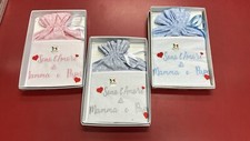 SACCA NASCITA  PRIMO CAMBIO NEONATO Con  scritta  "SONO L’AMORE DI MAMMA E PAPÀ”