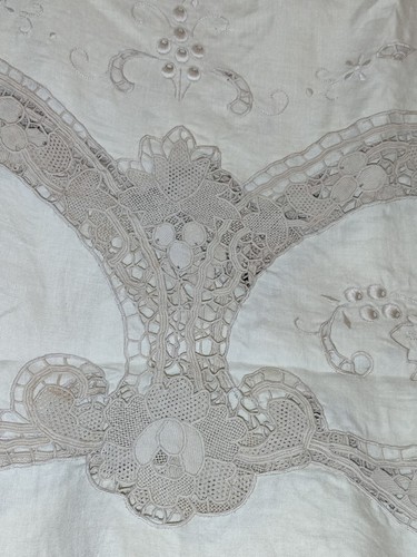 Copriletto pizzo burano - ,