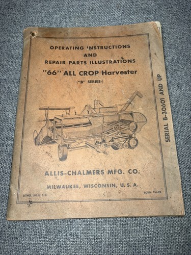 Allis chalmers all crop - allis-chalmers, 66