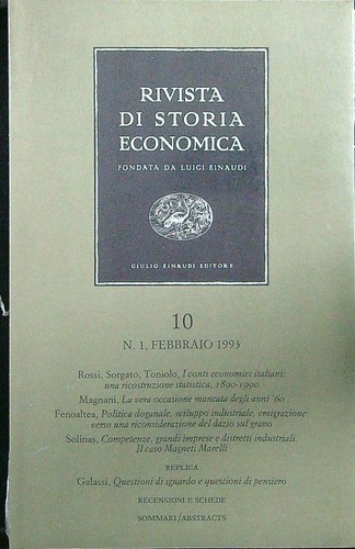 Rivista storia economica - rivista, 10