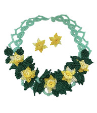 Collana all'uncinetto 18"