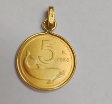 Moneta Medaglia 5 Lire 1954