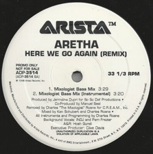 Aretha Franklin ‎– Here We Go Again (Remix) /Arista ‎– ADP-3514 Vinyl, 12" Promo