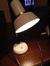 lampada da tavolo  anni 70' vintage Bianca