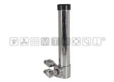 PORTACANNA INOX 40mm FISSAGGIO SU PULPITO, INCLINAZIONE REGOLABILE BARCA NAUTICA